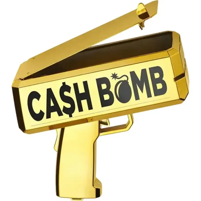 MONEY SHOOTING TOY GUN, Gold 2