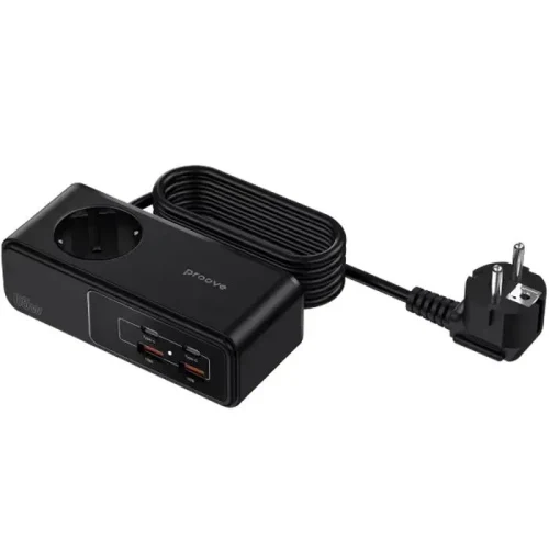 Prelungitor Proove Strip Homester PD-03 65W (2Type-C + 2USB),Black