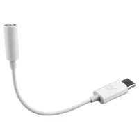 Audio Adapter Cellularline Music Enabler Type-C, 3.5 mm/USB Type-C, 0,15m, White
