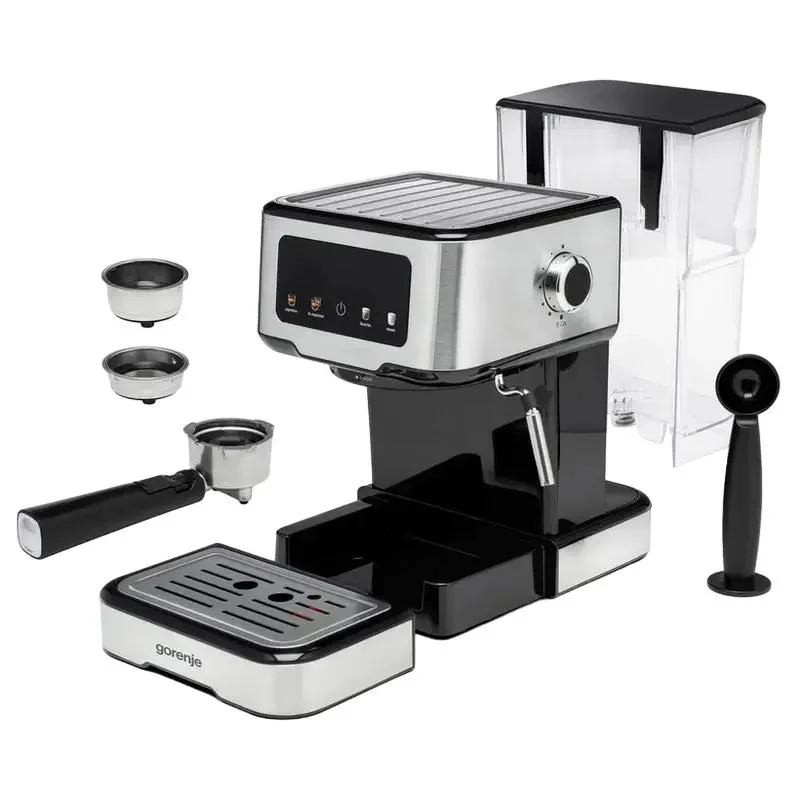 Carob Coffee Maker Gorenje ESCM15CD, 1100W, Stainless Steel 4