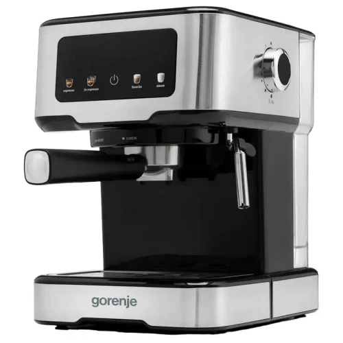 Carob Coffee Maker Gorenje ESCM15CD, 1100W, Stainless Steel