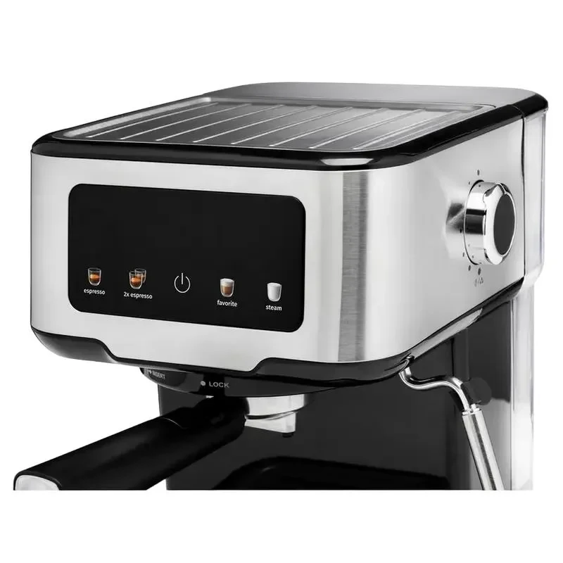Carob Coffee Maker Gorenje ESCM15CD, 1100W, Stainless Steel 2