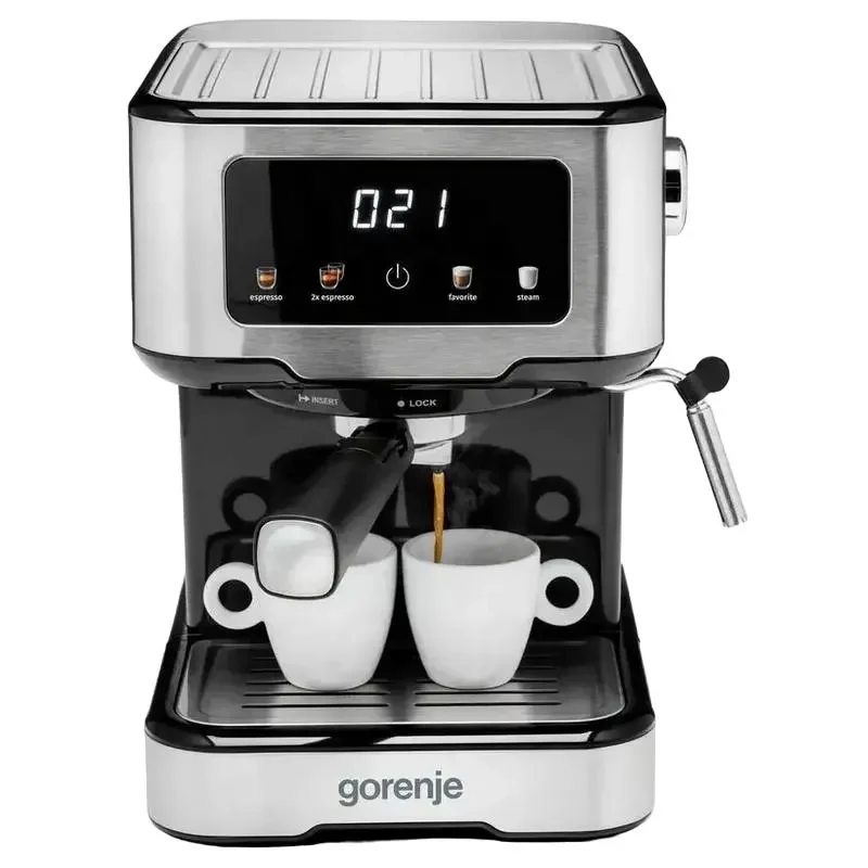 Carob Coffee Maker Gorenje ESCM15CD, 1100W, Stainless Steel 3