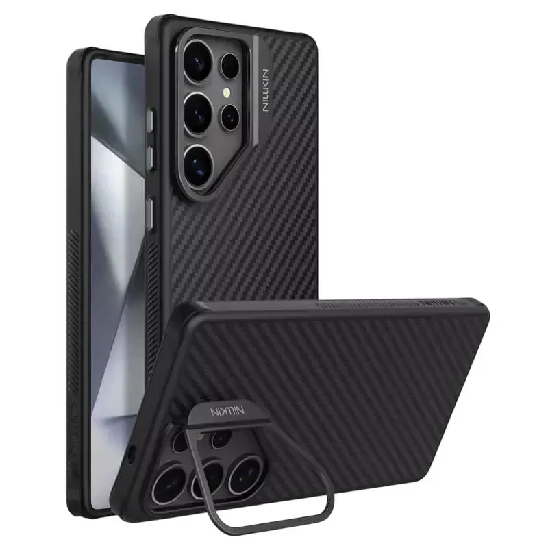 Back Case Nillkin CarboProp Magnetic for Samsung Galaxy S25 Ultra, Black 4