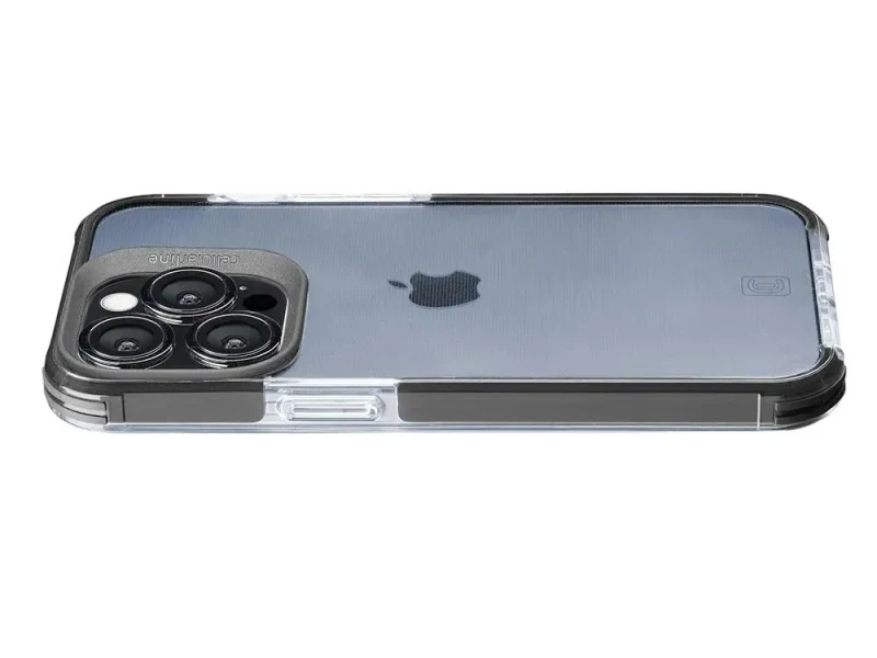 Back case Cellularline Tetra Force Strong Guard - iPhone 14 Pro Max, Transparent 3