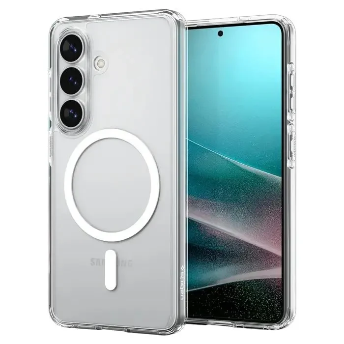 Back Case Spigen Samsung Galaxy S26 Plus Ultra Hybrid MAG, Clear | White 10