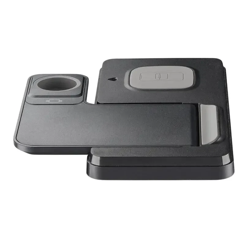 Wireless Charger Cellularline Triple Station 3 in 1, 15W, Black 4