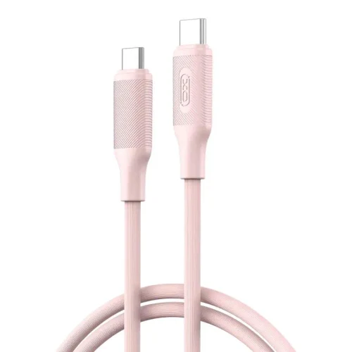Charge and Sync Cable XO NB-Q265B, USB Type-C/USB Type-C, 1m, Pink