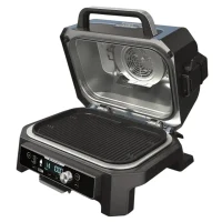 Electric Grill Ninja Woodfire Pro Connect XL, 1700W, Blue | Black
