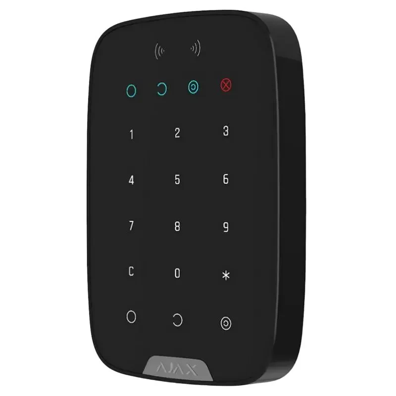 Wireless Touch Keypad Ajax KeyPad, Black 5