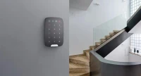 Wireless Touch Keypad Ajax KeyPad, Black 2