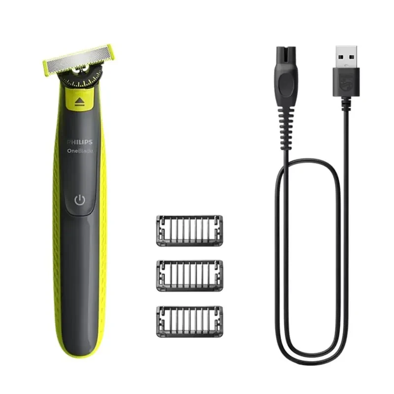 Men's Trimmer Philips OneBlade QP2724/23, Black | Green 4