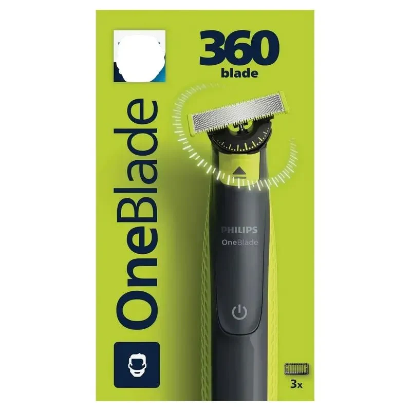Men's Trimmer Philips OneBlade QP2724/23, Black | Green 2