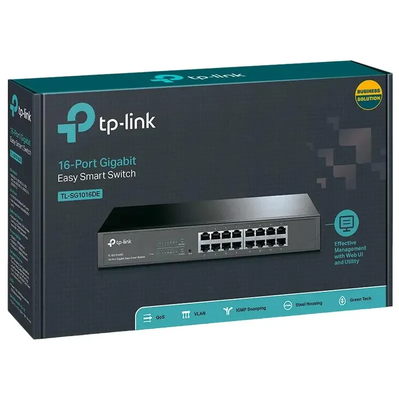 Network switch TP-LINK TL-SG1016DE, 16x 10/100/1000 Mbps 3