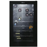Wine cabinet Candy CWC 150 EM/NF, Black