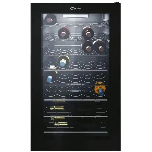 Wine cabinet Candy CWC 150 EM/NF, Black