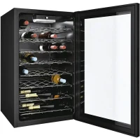 Wine cabinet Candy CWC 150 EM/NF, Black 2