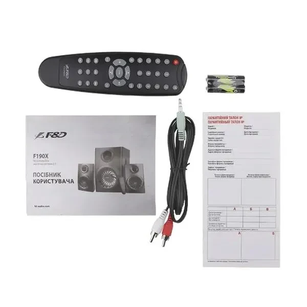 Audio System 2.1 CH F&D F190X, Black 3