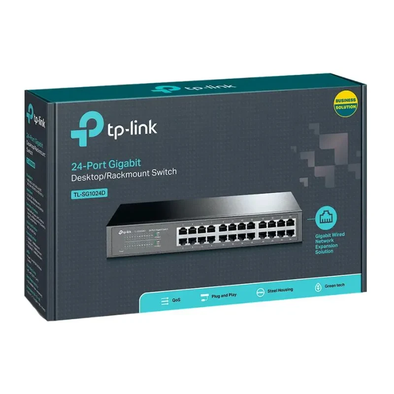 Network switch TP-LINK TL-SG1024D, 24x 10/100/1000 Mbps 3