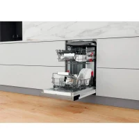 Dishwasher Whirlpool WSBO 3O34 PF X, Stainless Steel
