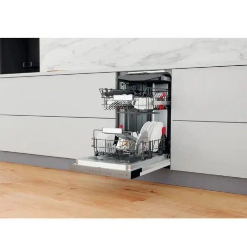 Dishwasher Whirlpool WSBO 3O34 PF X, Stainless Steel