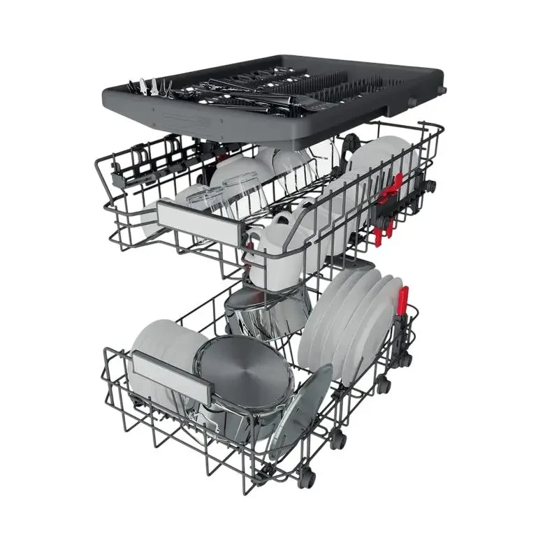Dishwasher Whirlpool WSBO 3O34 PF X, Stainless Steel 3