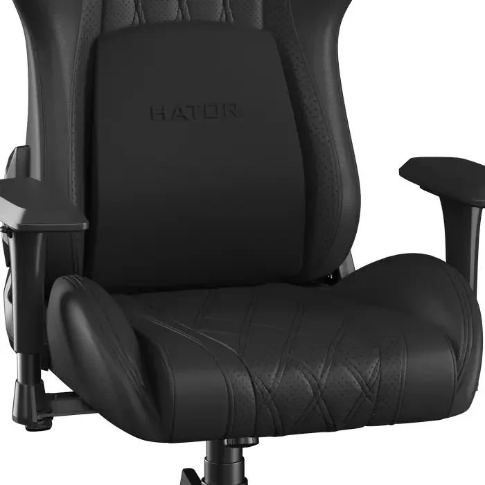 Gaming Chair HATOR Darkside 3M, PU Leather, Black 3