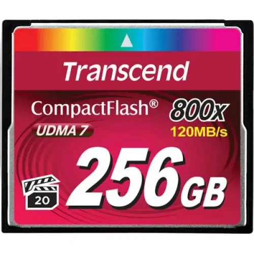 Memory Card Transcend CompactFlash 800, 256GB (TS256GCF800)