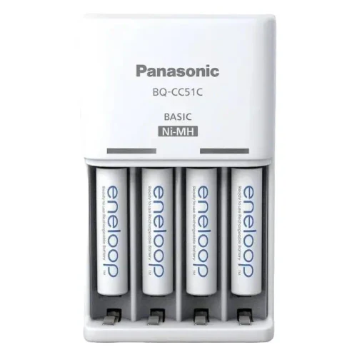 Battery Charger Panasonic BQ-CC51C, White