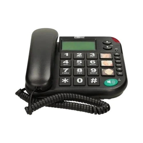 Corded Telephone MaxCom KXT480, Black