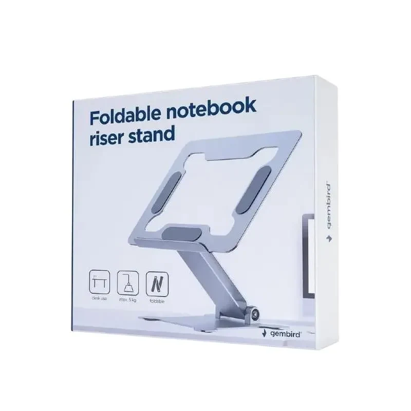 Laptop Stand Gembird NBS-D1-03, 15,6", Silver 11
