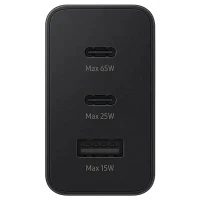 Wall Charger Samsung Trio Fast Travel Charger EP-T6530, 65W, Black 3