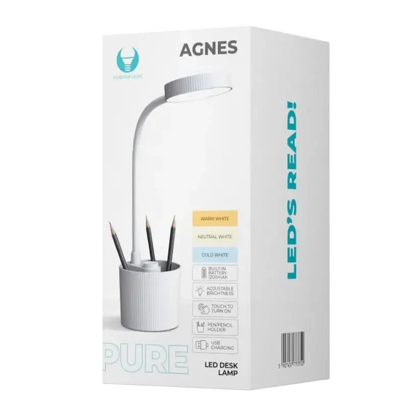Desk Lamp Forever Pure FLB-20 Agnes, White 2