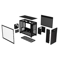 PC Case ASUS Prime AP201 Tempered Glass Edition, Mini-Tower, Black 5
