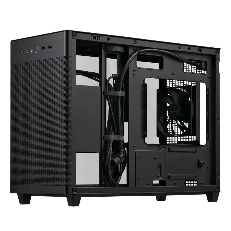PC Case ASUS Prime AP201 Tempered Glass Edition, Mini-Tower, Black 9