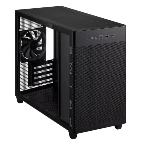 PC Case ASUS Prime AP201 Tempered Glass Edition, Mini-Tower, Black