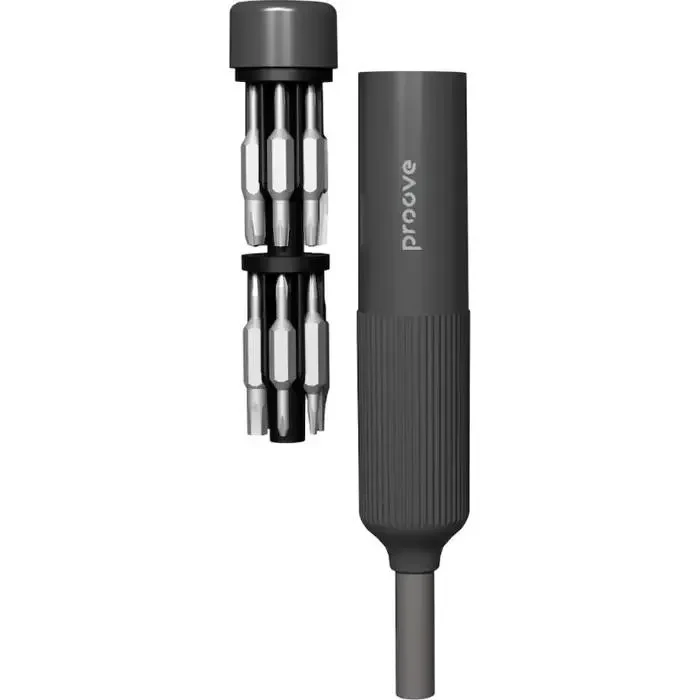 Multifunctional screwdriver set Proove Fixer 27 in1, Gray 2