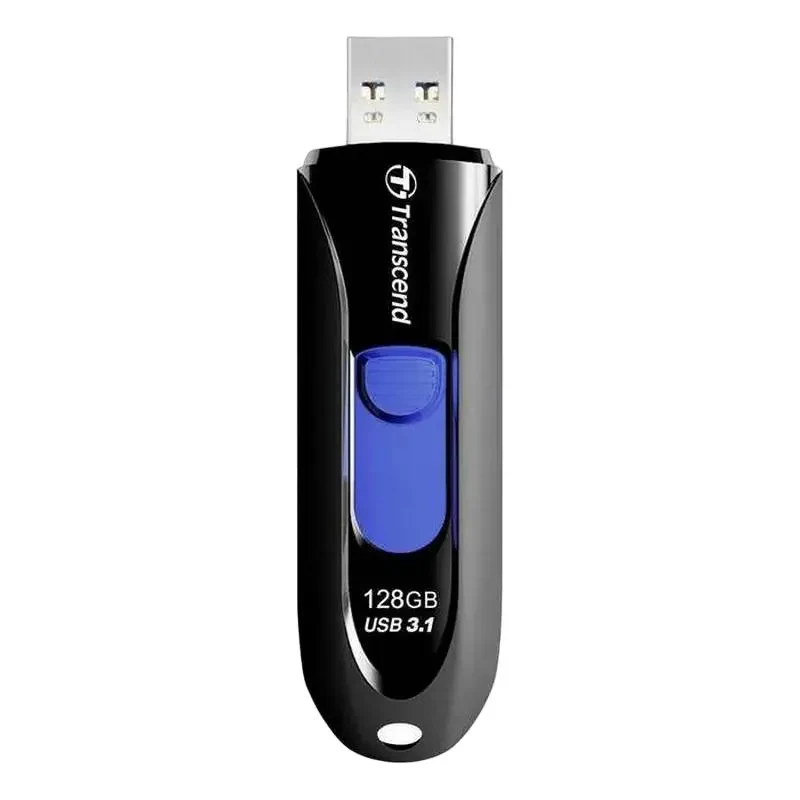 USB Flash Drive Transcend JetFlash 790, 128GB, Black/Blue 2
