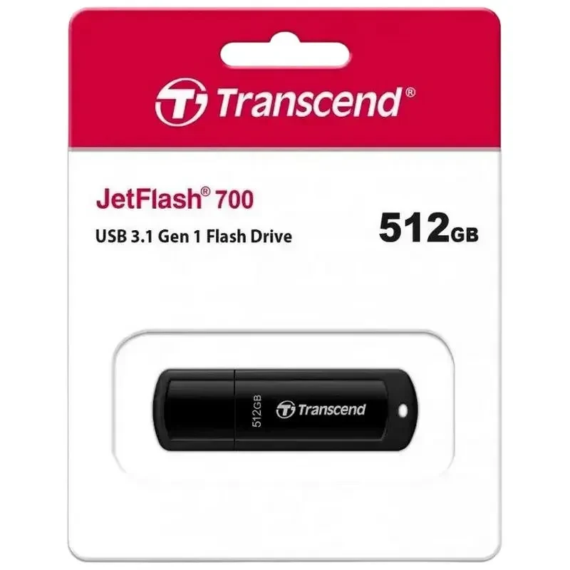 USB Flash Drive Transcend JetFlash 700, 512GB, Black 3