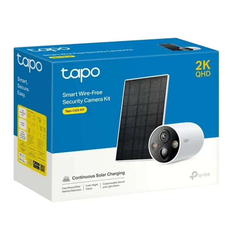 Home Security Camera TP-LINK Tapo C425 KIT, White 2