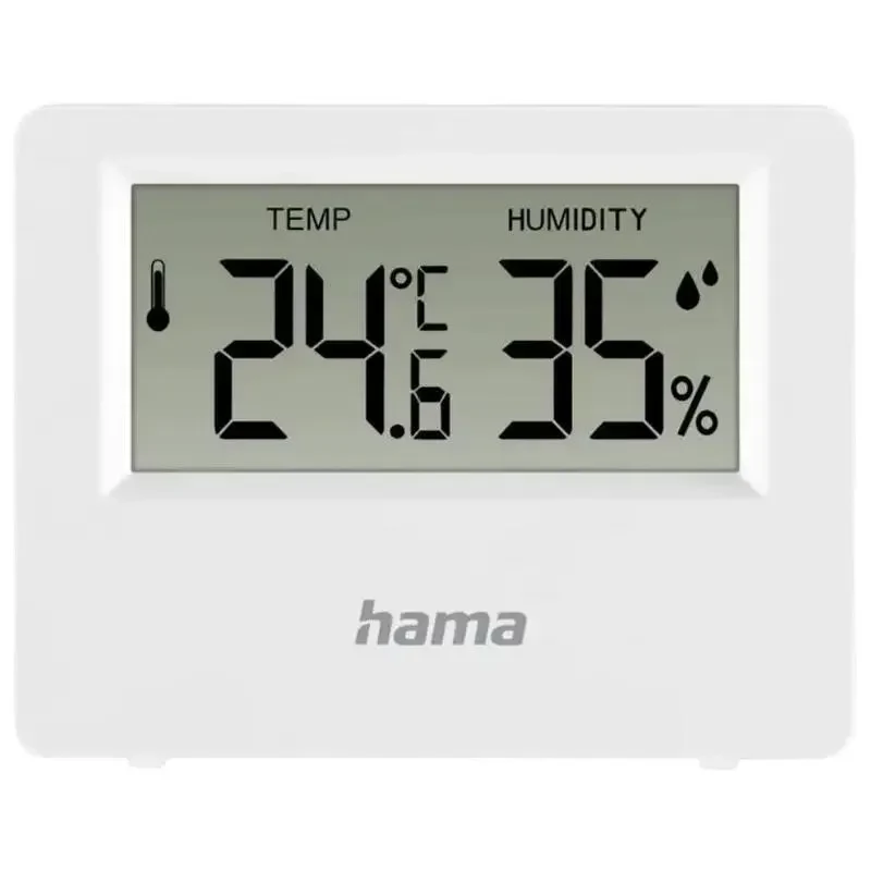 Smart Temperature & Humidity Sensor HAMA Ebro 222222, White 3