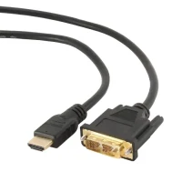 Video Cable Cablexpert CC-HDMI-DVI-0.5M, HDMI (M) - DVI-I (M), 0,5m, Black  3