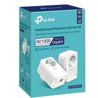 Powerline Adapter  TP-LINK TL-PA7017P KIT, AV1000, 1000 Mbps, White