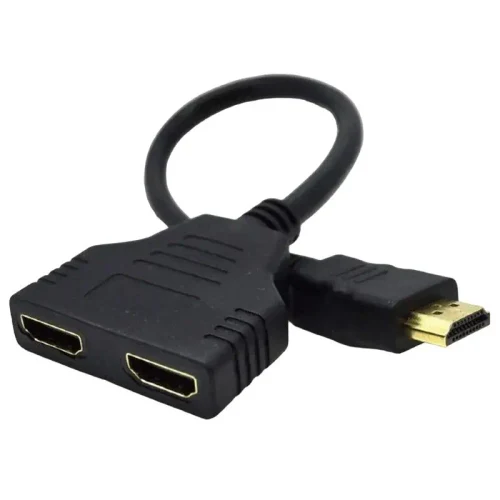 Video Adapter Cablexpert DSP-2PH4-04, HDMI (M) - , 0,1m, Black 