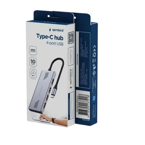 USB Hub Gembird UHB-CM-U310-A4-01, Silver