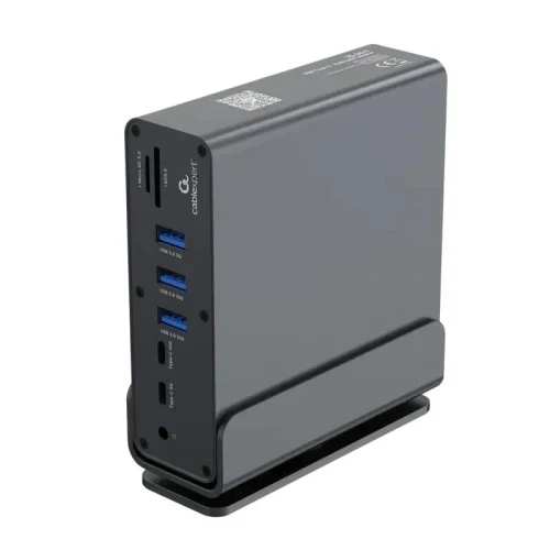 Docking Station Gembird A-CF-COMBO15-01, Grey