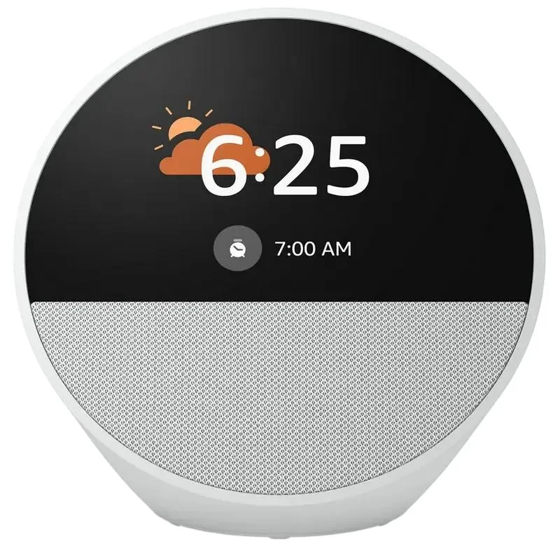 Smart Speakers Amazon Echo Spot, Glacier White 4