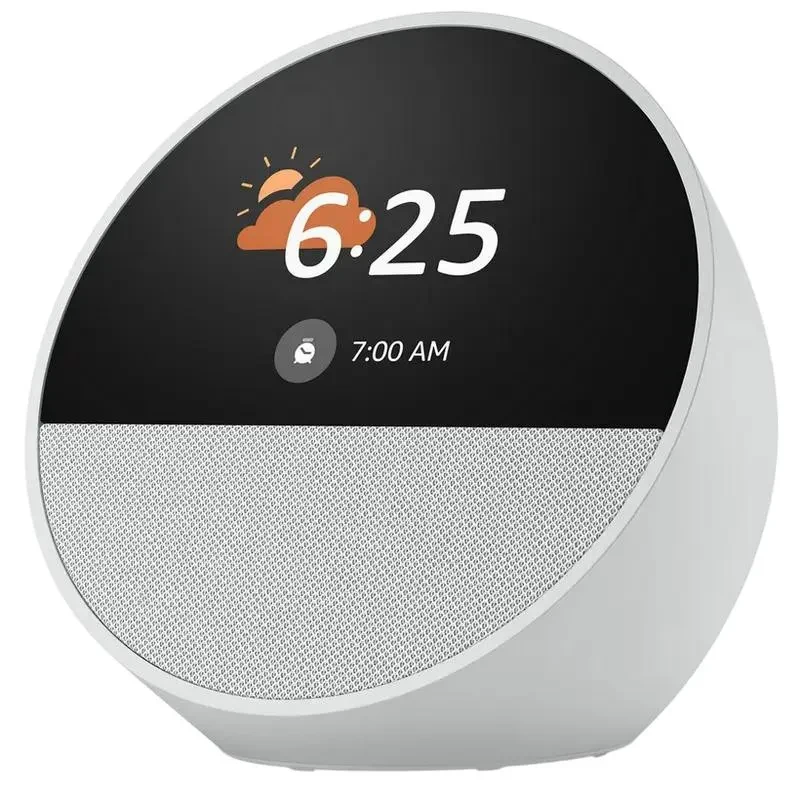 Smart Speakers Amazon Echo Spot, Glacier White 5