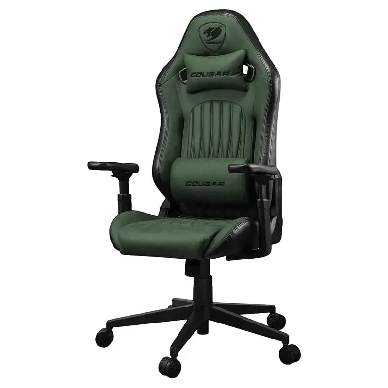Gaming Chair Cougar Explore, PVC Leather, Army Green F 2