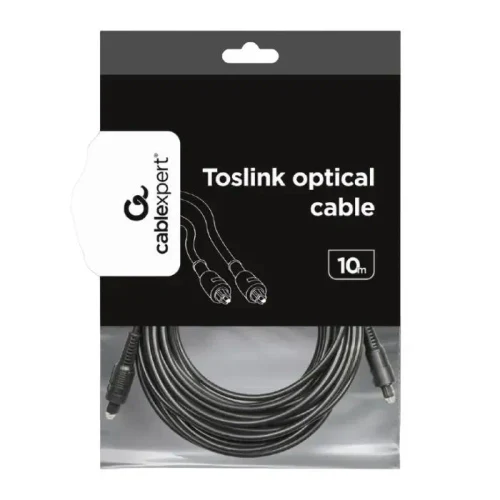 Audio Cable Cablexpert CC-OPT-10M, Toslink - Toslink, 10m, Black
